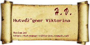 Hutvágner Viktorina névjegykártya
